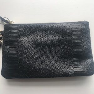 Black Clutch/Wristlet (with charging capabilities)
